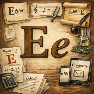 E &mdash; Common Law Dictionary
