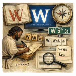 W &mdash; Common Law Dictionary